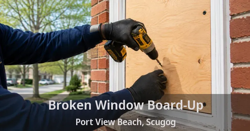 Broken Window Board-Up Port View Beach, Scugog - ON