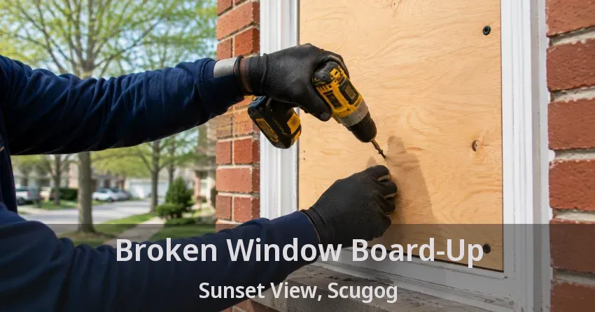 Broken Window Board-Up Sunset View, Scugog - ON