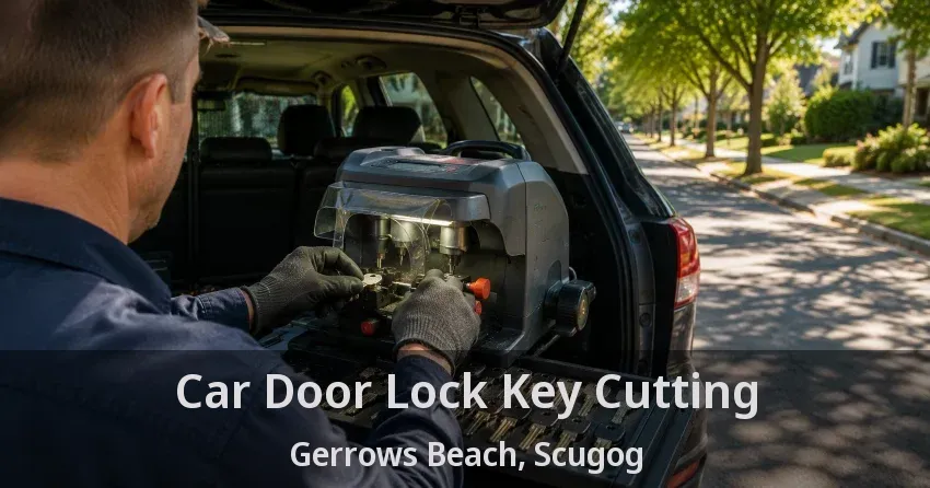 Car Door Lock Key Cutting Gerrows Beach, Scugog - ON