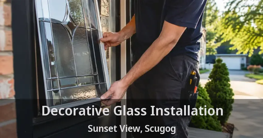 Decorative Glass Installation Sunset View, Scugog - ON
