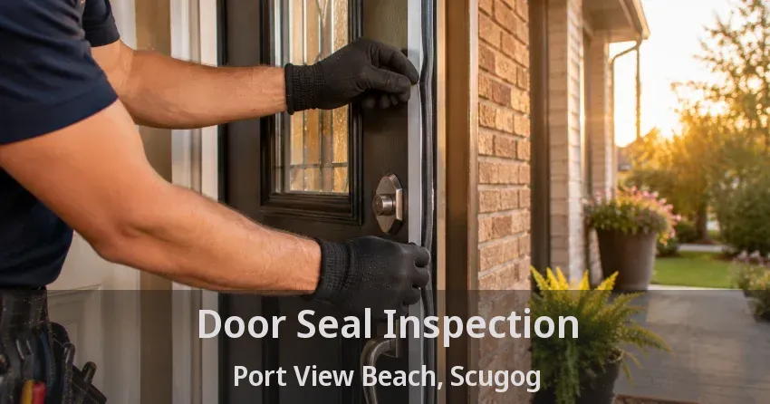 Door Seal Inspection Port View Beach, Scugog - ON