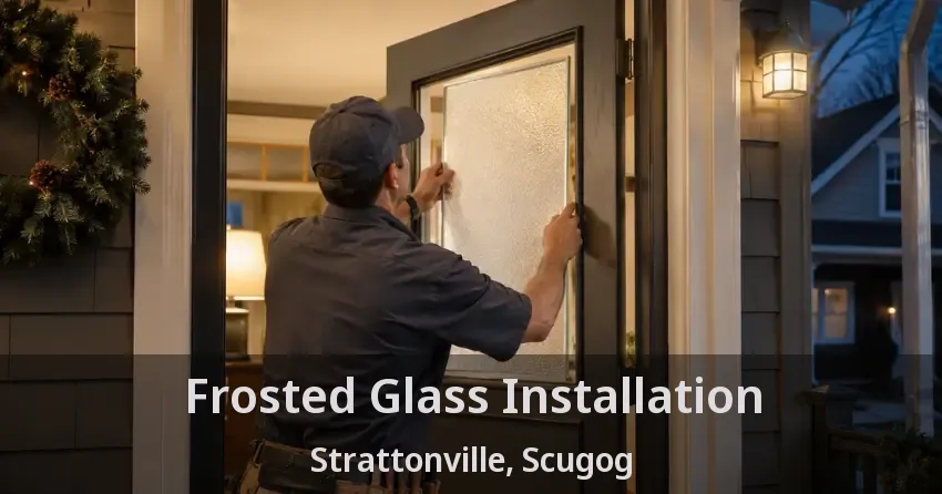 Frosted Glass Installation Strattonville, Scugog - ON