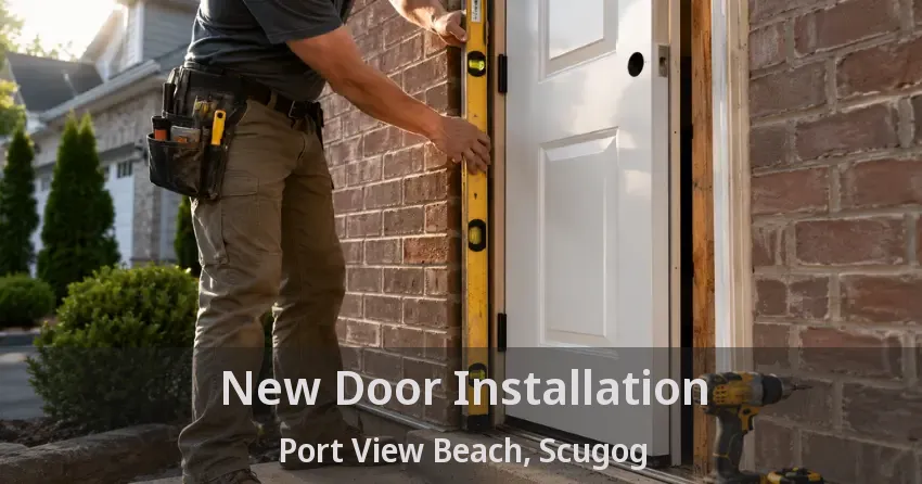 New Door Installation Port View Beach, Scugog - ON