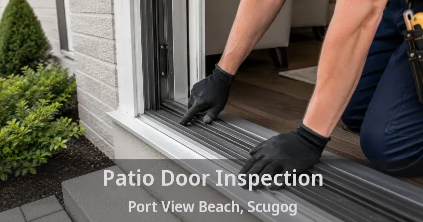 Patio Door Inspection Port View Beach, Scugog - ON