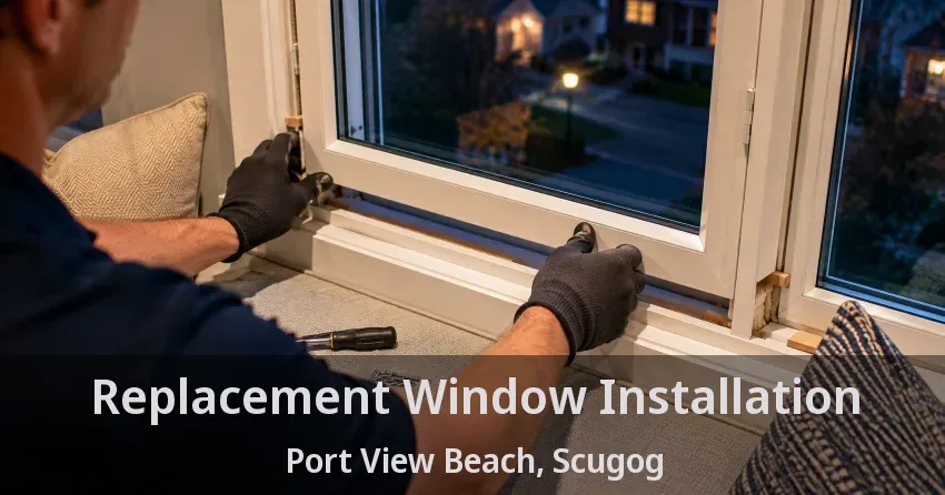 Replacement Window Installation Port View Beach, Scugog - ON