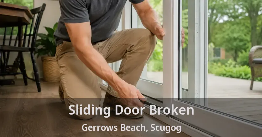 Sliding Door Broken Gerrows Beach, Scugog - ON