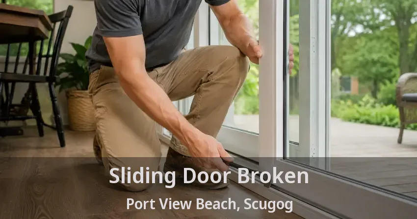 Sliding Door Broken Port View Beach, Scugog - ON
