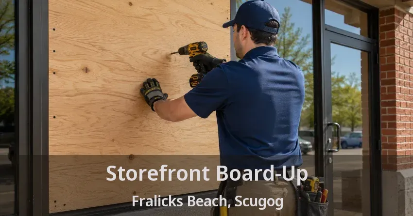 Storefront Board-Up Fralicks Beach, Scugog - ON