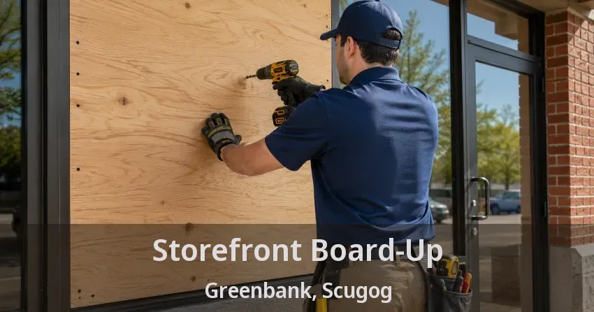 Storefront Board-Up Greenbank, Scugog - ON