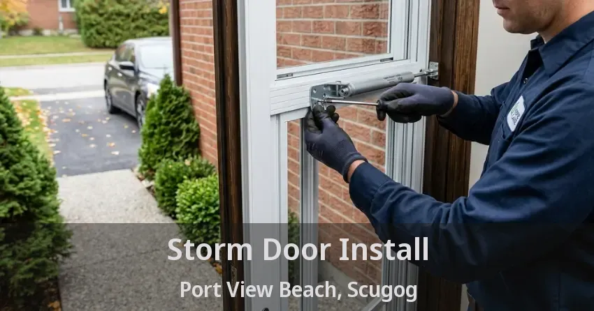 Storm Door Install Port View Beach, Scugog - ON