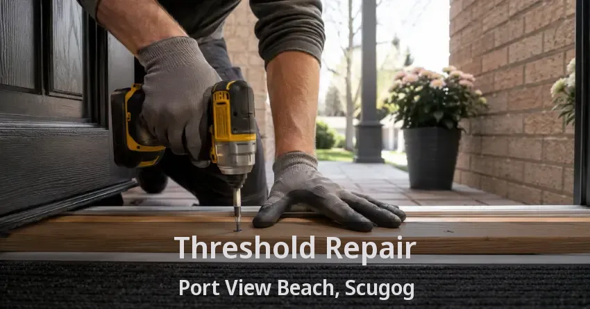 Threshold Repair Port View Beach, Scugog - ON