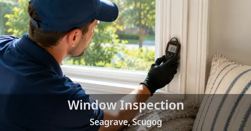 Window Inspection Seagrave, Scugog - ON