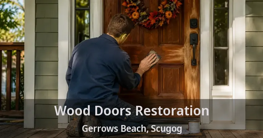 Wood Doors Restoration Gerrows Beach, Scugog - ON