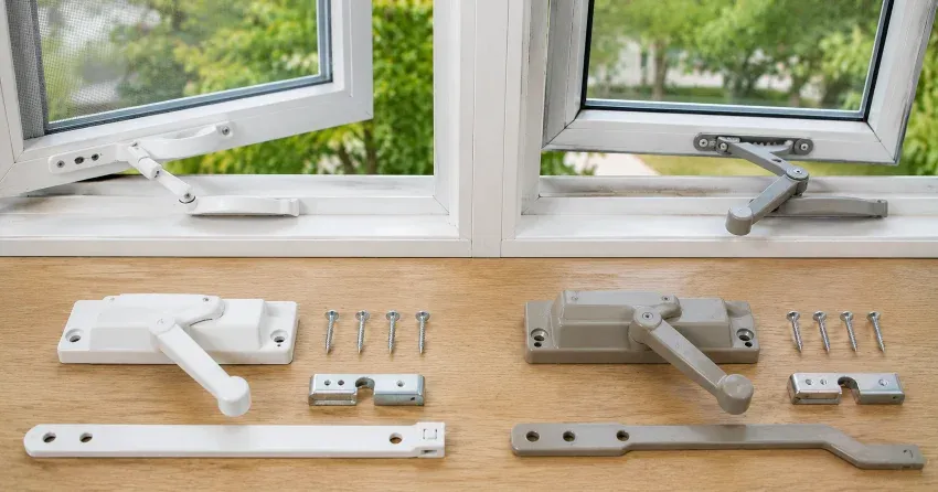new casement window crank operator installed in Scugog Point, Scugog home