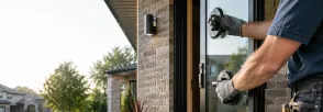 Glass Door Installation Sunset View, Scugog
